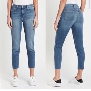 L’AGENCE El Matador High Rise Cropped Raw Hem Light Rockford Wash Size 24 NEW